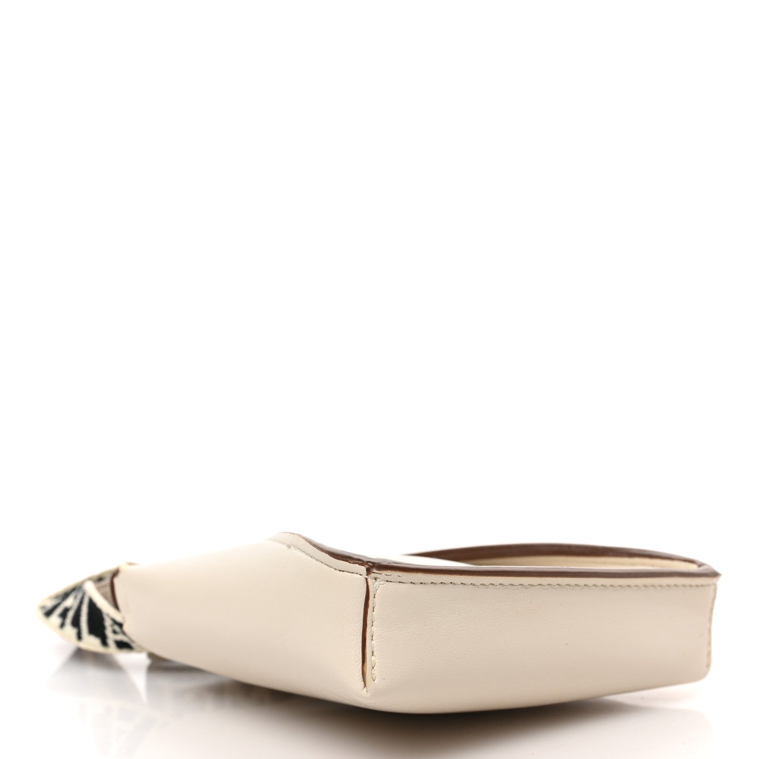 Stella McCartney Eco Alter Nappa Perforated Logo Micro Crossbody Bag White 3 of 7