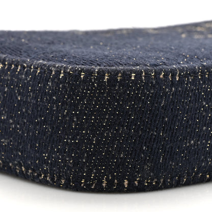 Chanel Canvas Small Deauville Clutch With Chain Navy 13 of 13