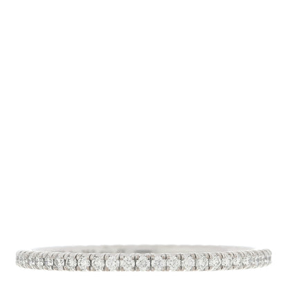 Cartier 18K White Gold Diamond 1.5mm Etincelle de Cartier Wedding Band Ring 57 8 3 of 4