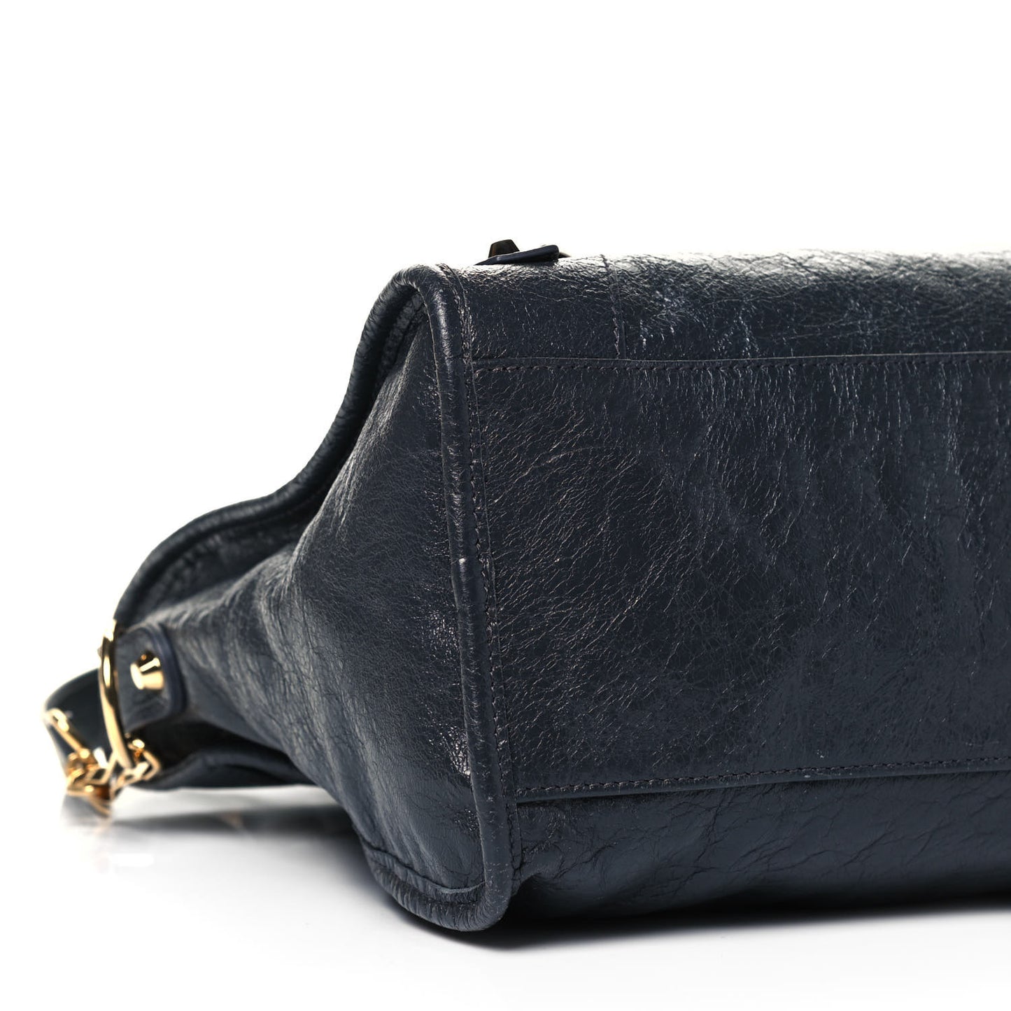Agneau Classic Gold Hardware City Gris Fossile Anthracite