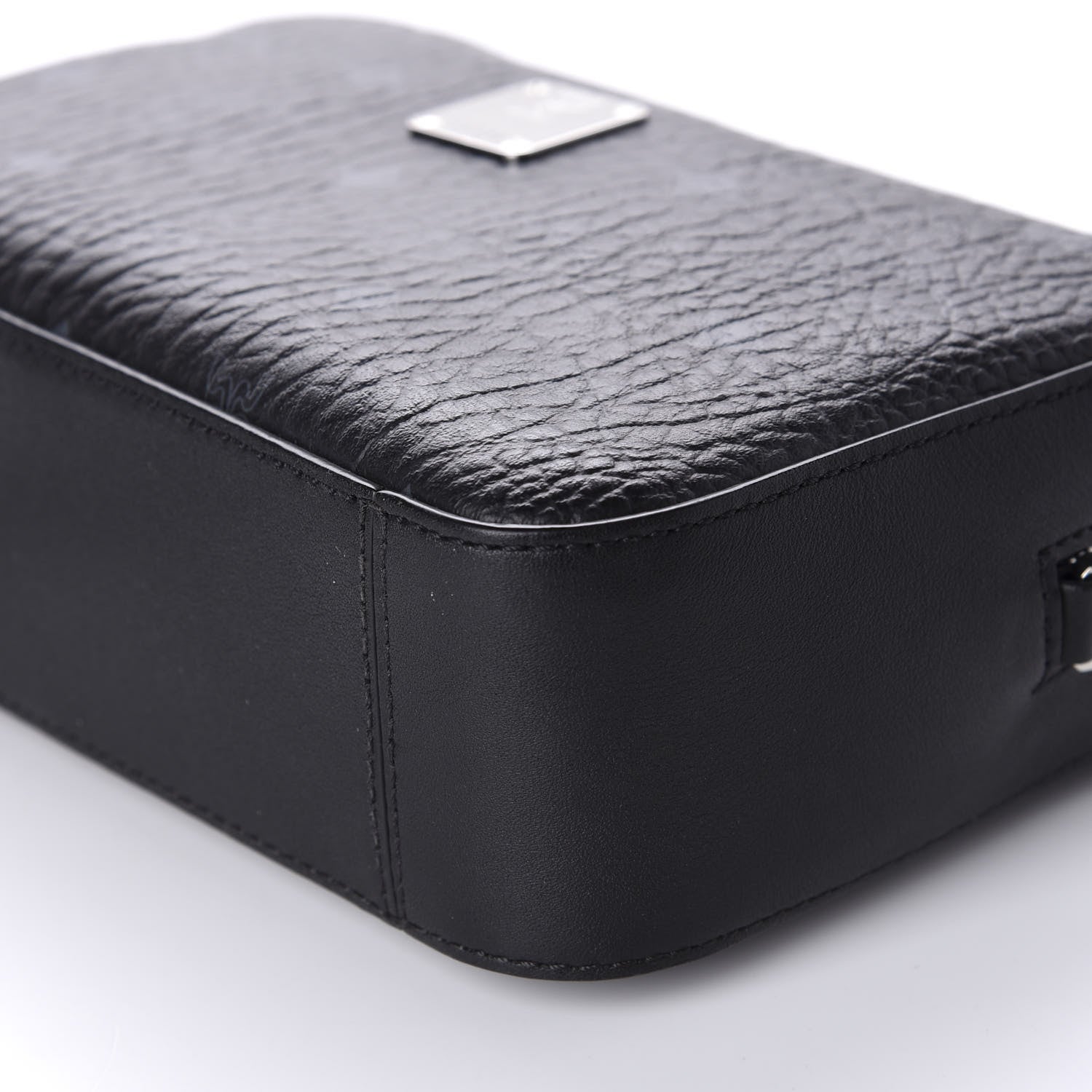 MCM Visetos Camera Crossbody Bag Black 7 of 10