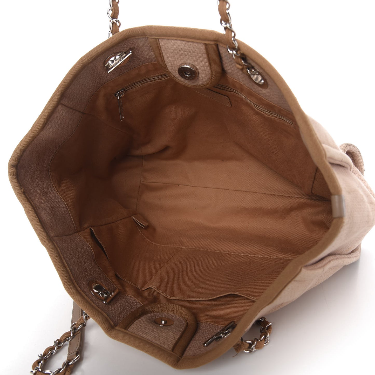 Canvas Small Deauville Tote Ecru