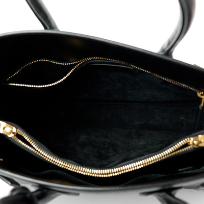 Saint Laurent Grained Calfskin Small Sac De Jour Black 5 of 11