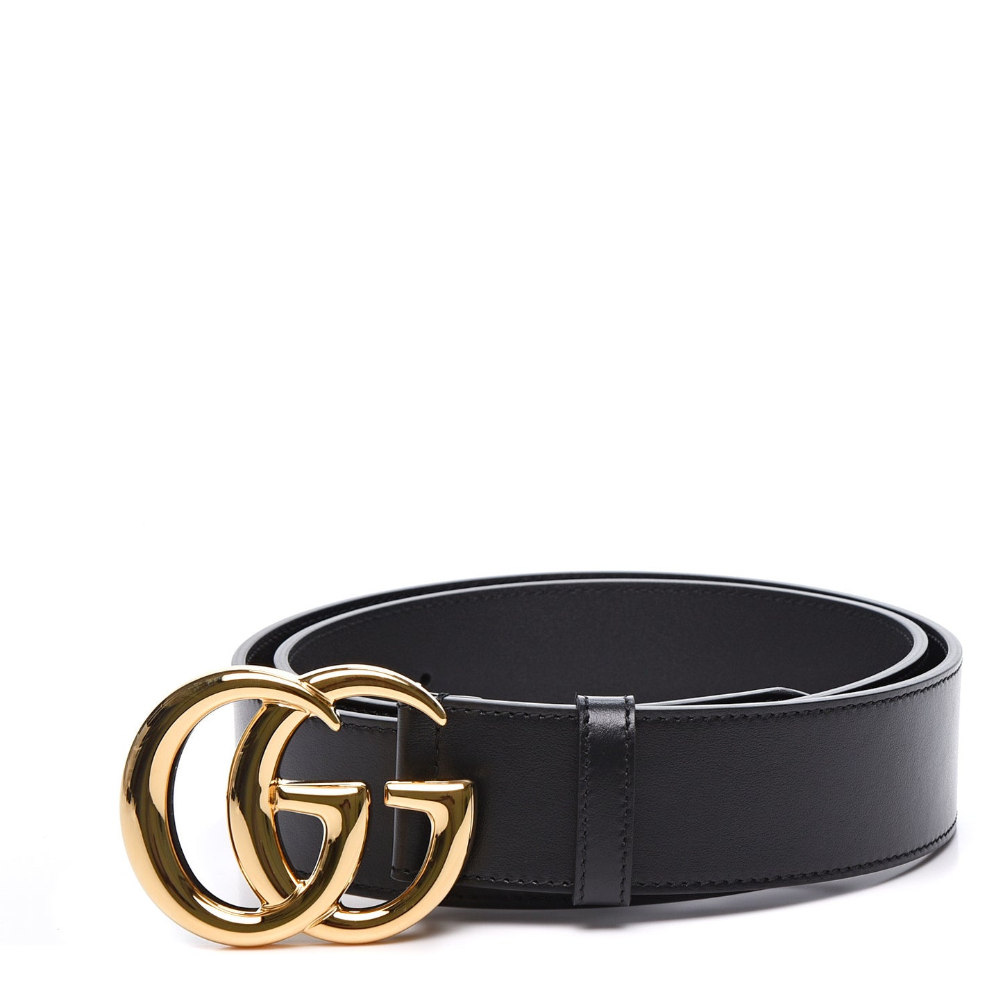 Plutone Calfskin Double G 40mm Belt 95 38 Black
