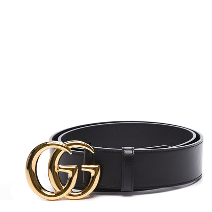 Gucci Plutone Calfskin Double G 40mm Belt 95 38 Black 1 of 3