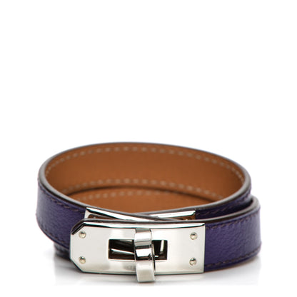 Hermes Swift Kelly Double Tour Bracelet XS Iris 1 of 5