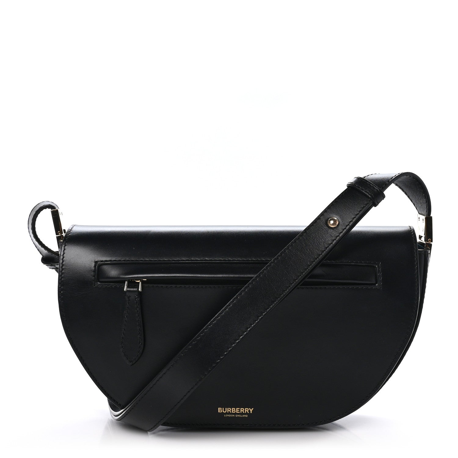Burberry Calfskin Small Olympia Shoulder Bag Black 1 of 12