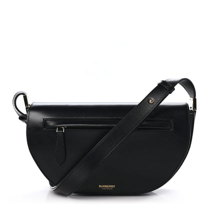 Burberry Calfskin Small Olympia Shoulder Bag Black 1 of 12
