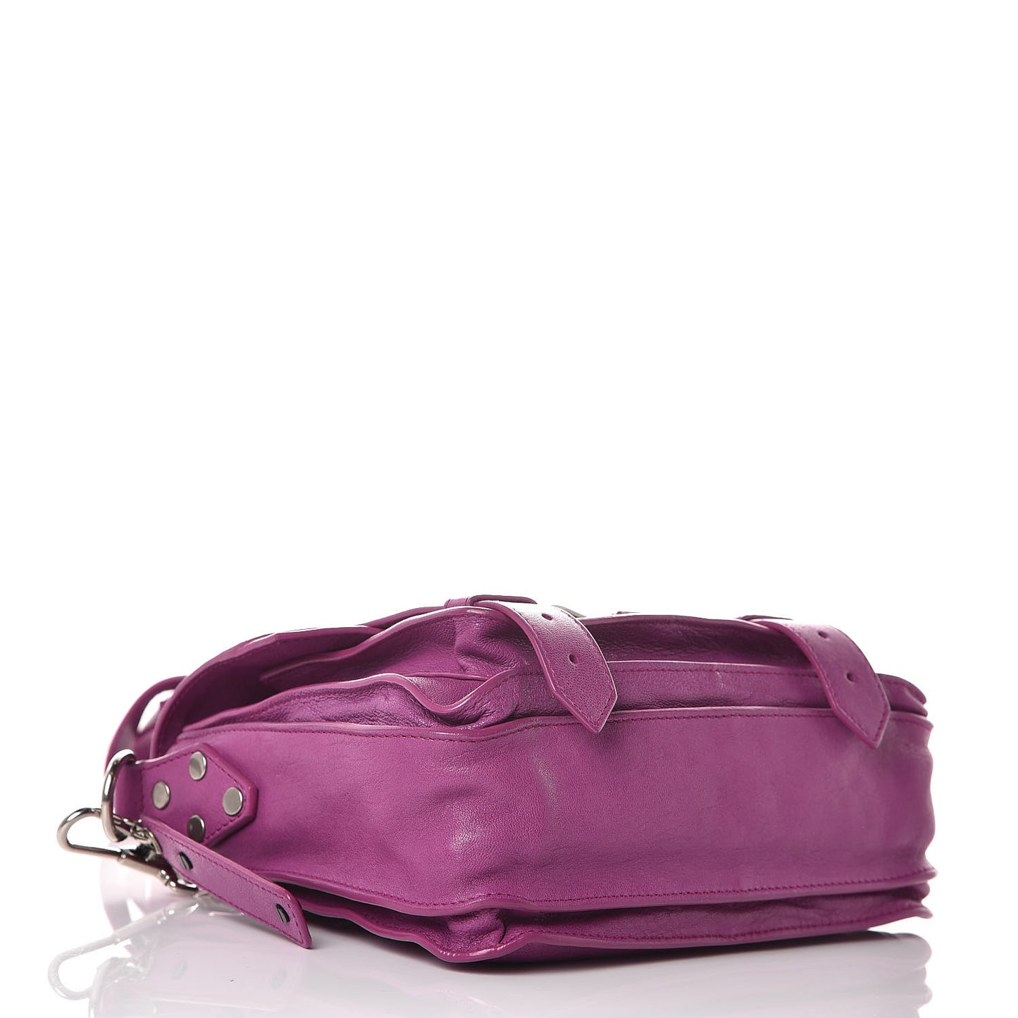 Lambskin PS1 Mini Pouch Messenger Bag Orchid