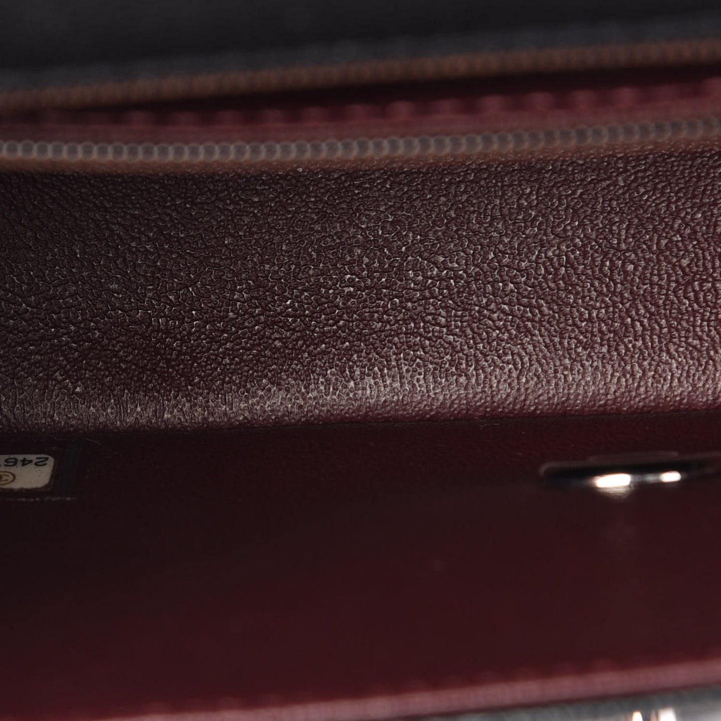 Caviar Quilted Mini Rectangular Flap Black