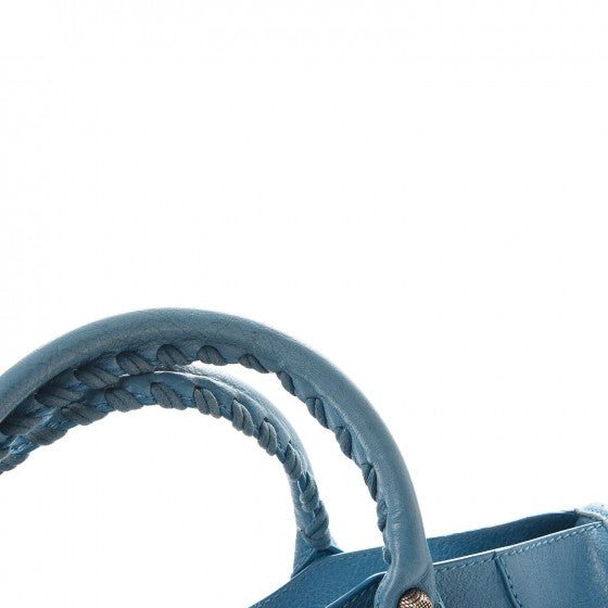 Balenciaga Agneau Giant 12 Rose Gold Hardware City Bleu Indigo 13 of 16
