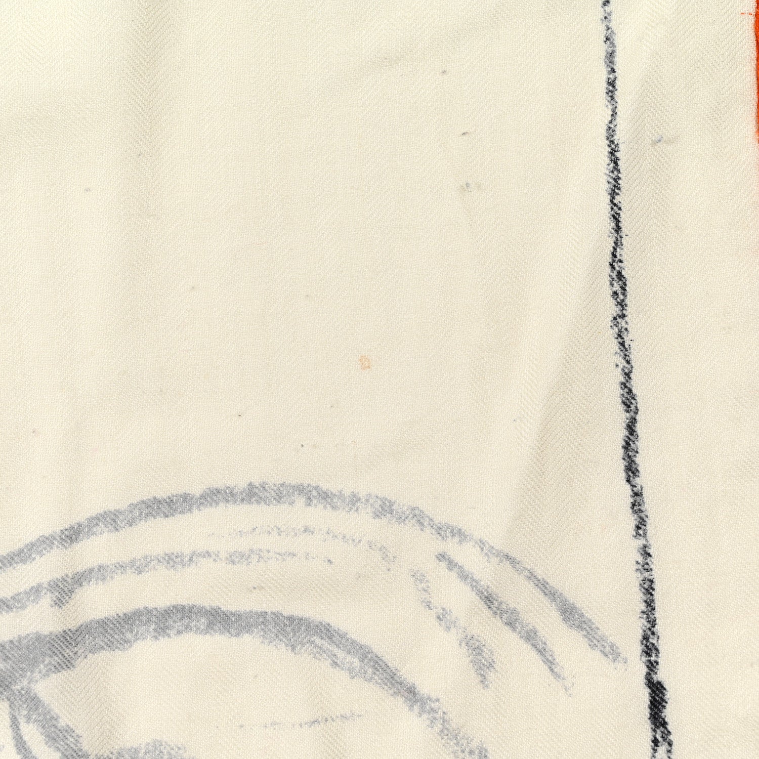 Hermes Cashmere Silk Pirouette au Galop Shawl 140 Blanc Black Gris 8 of 10