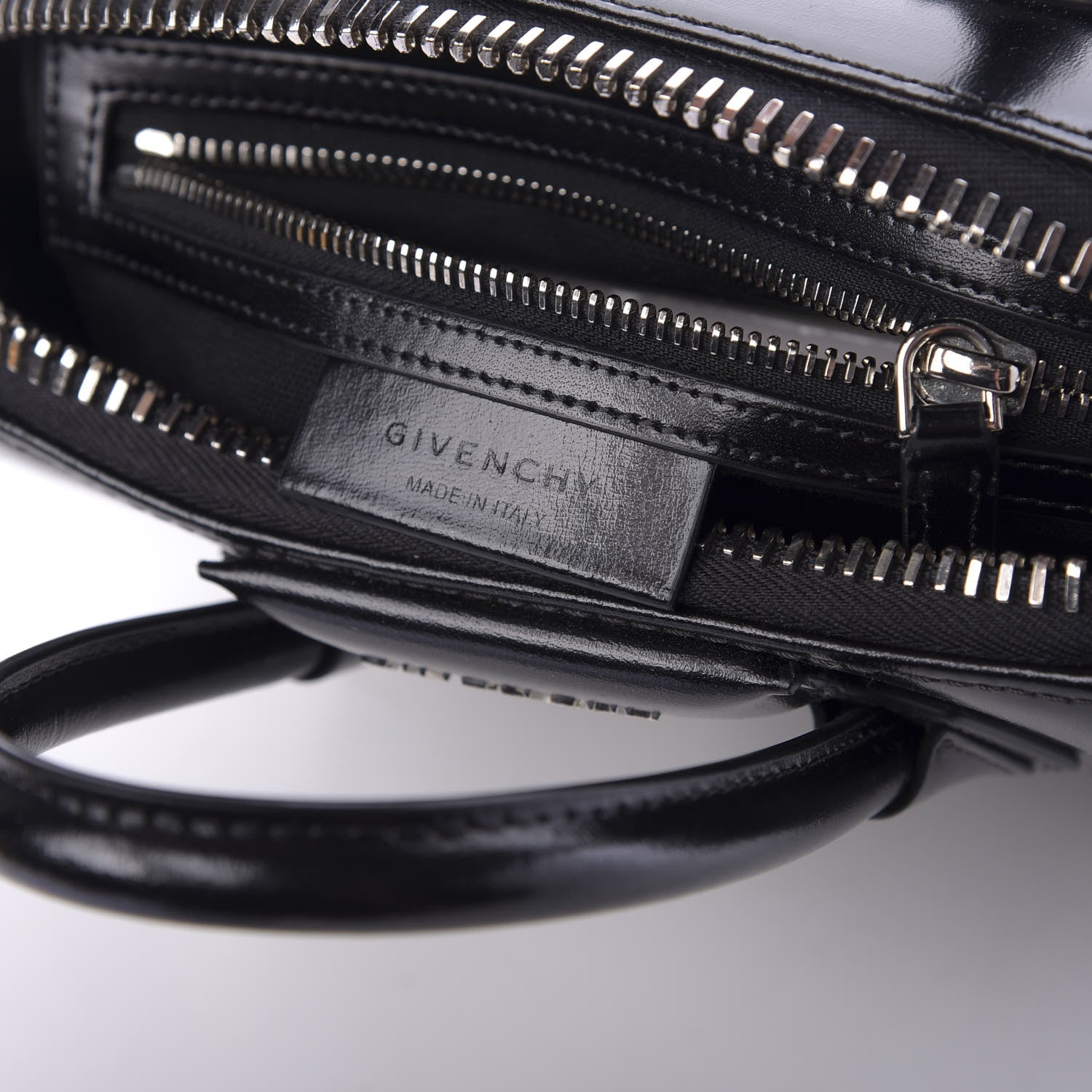 Givenchy Shiny Lord Calfskin Mini Antigona Black 8 of 10