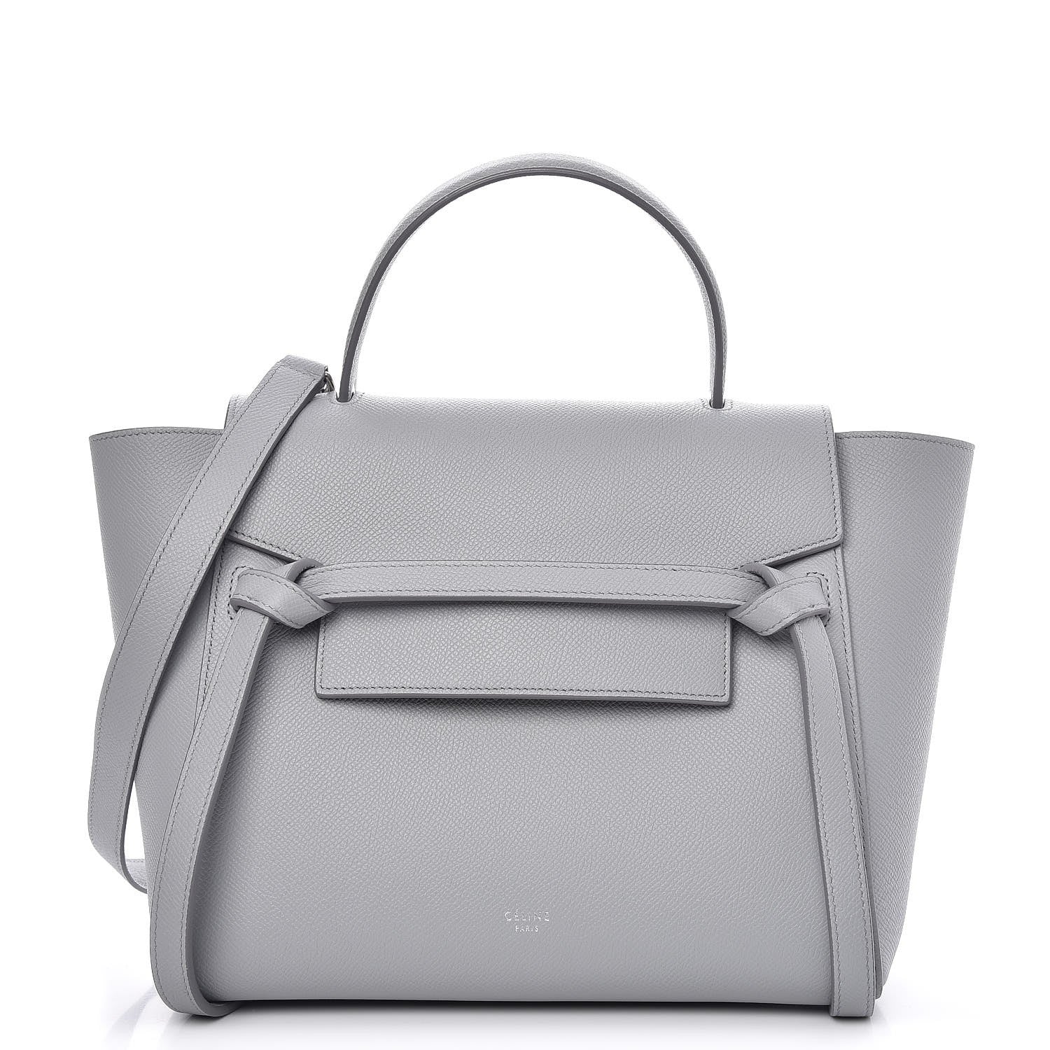 Celine Grained Calfskin Micro Belt Bag Pearl Blue 1 of 8