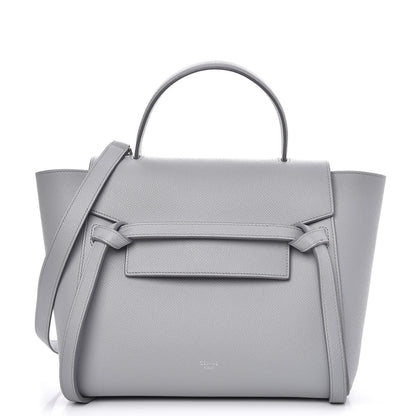 Celine Grained Calfskin Micro Belt Bag Pearl Blue 1 of 8