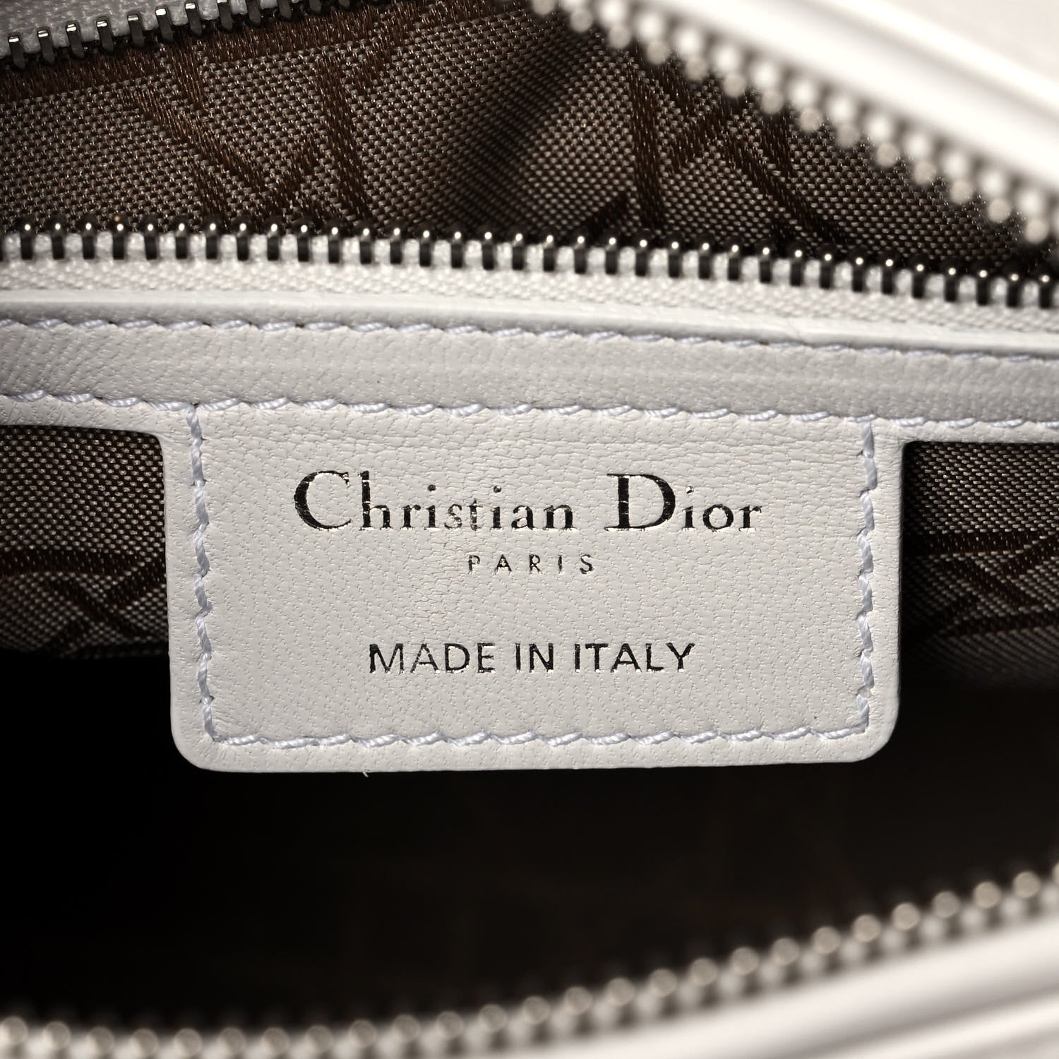Christian Dior Lambskin Cannage Medium Lady Dior White 6 of 10