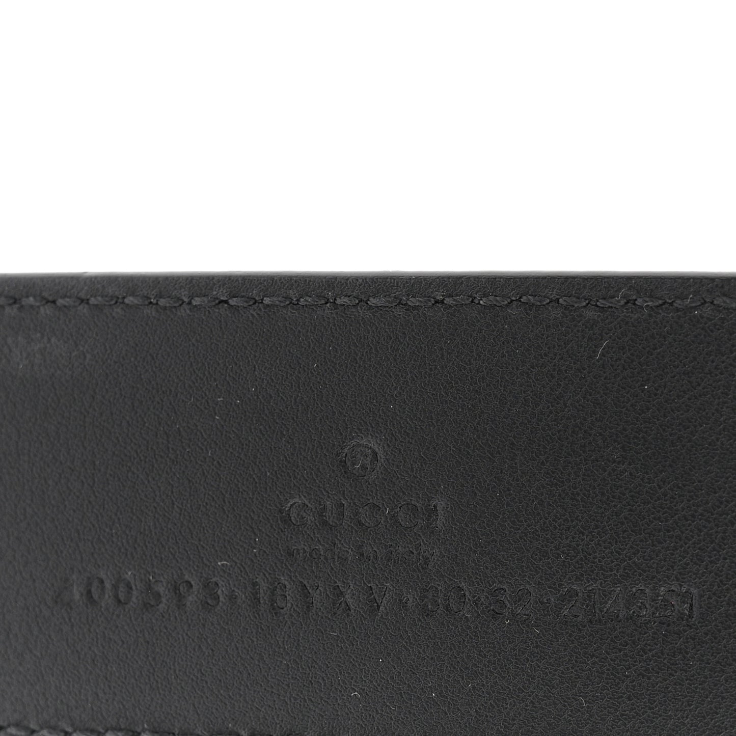 Azalea Calfskin Enamel Monochrome Double G 40mm Belt 80 32 Black