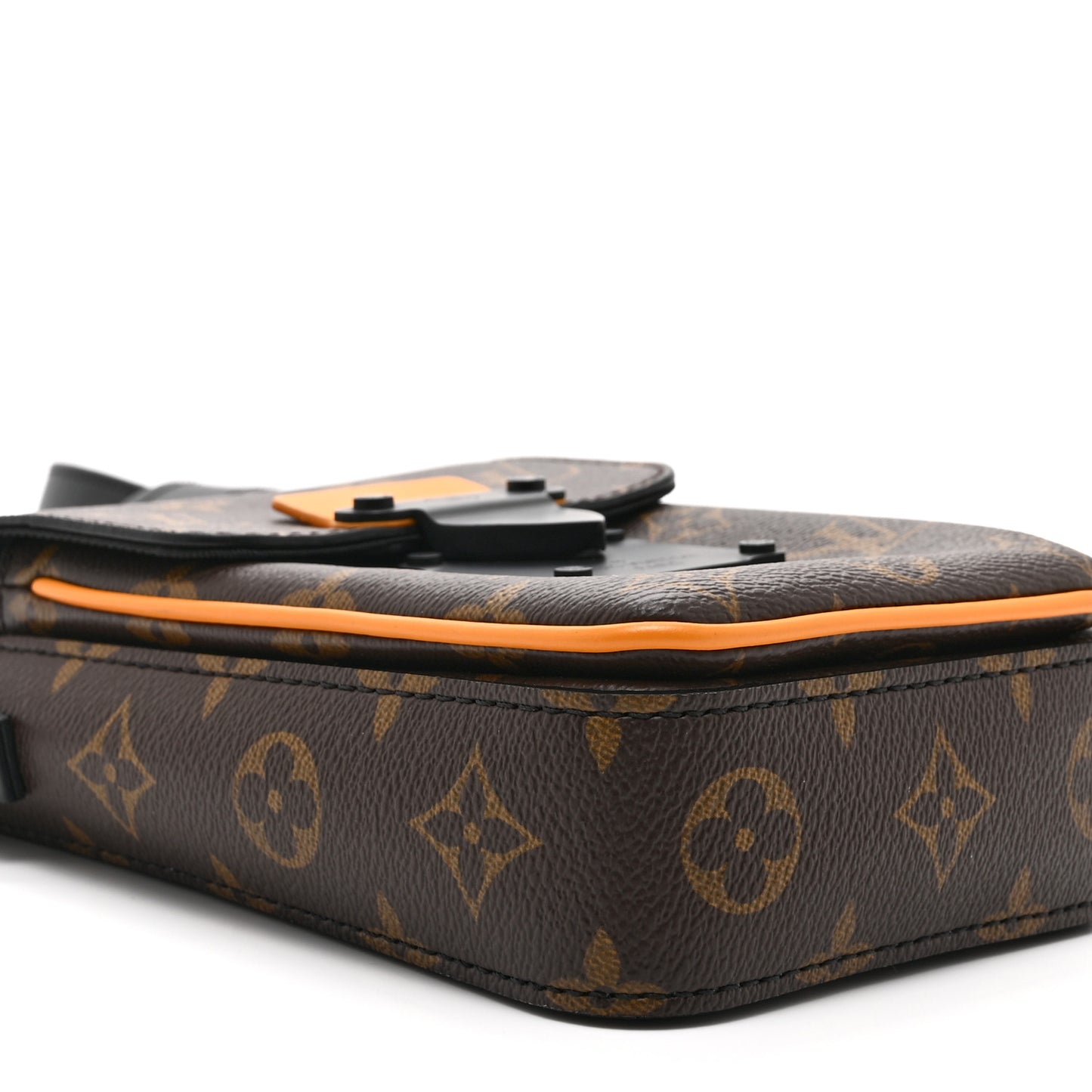 Monogram S Lock Vertical Wearable Wallet Radiant Sun