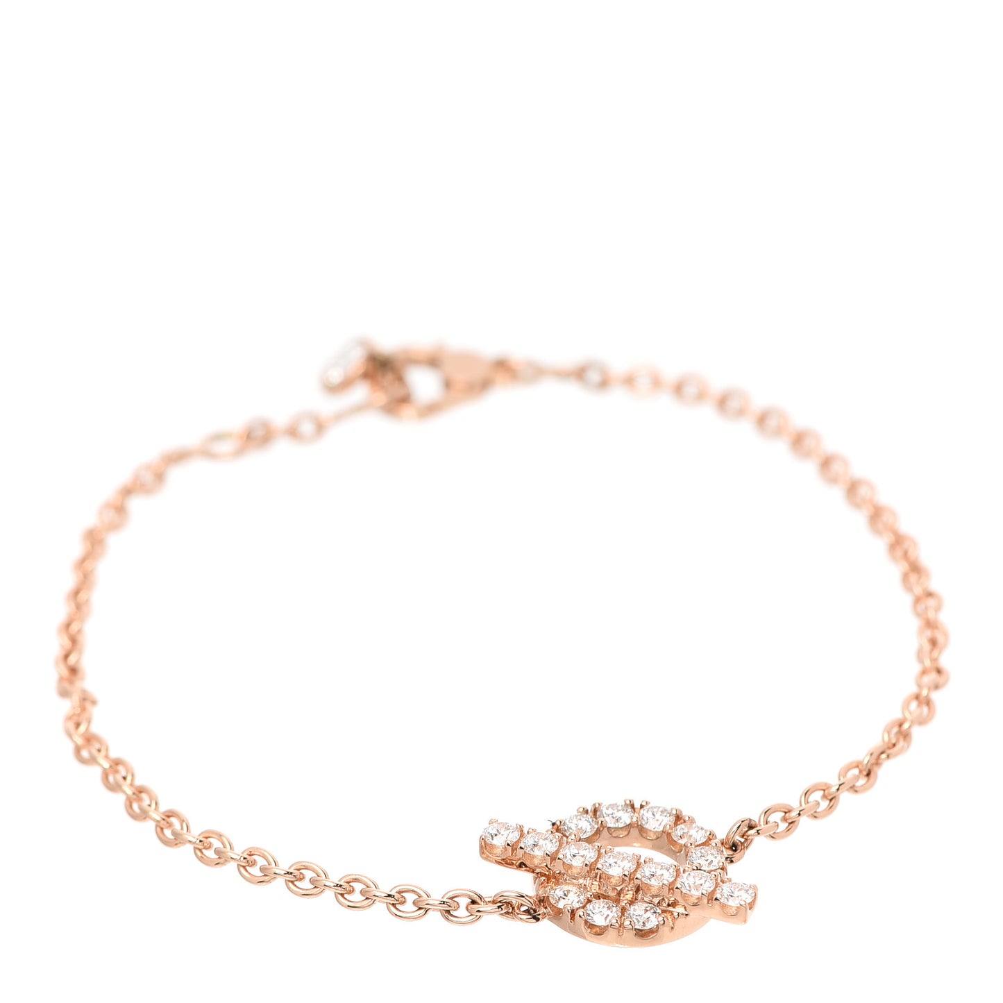 18K Rose Gold Diamond Finesse Bracelet SH