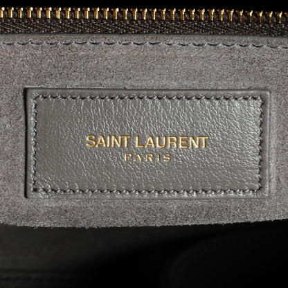 Saint Laurent Calfskin Small Sac De Jour Fog 8 of 8