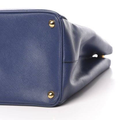 Prada Saffiano Large Galleria Double Zip Tote Bluette 14 of 18