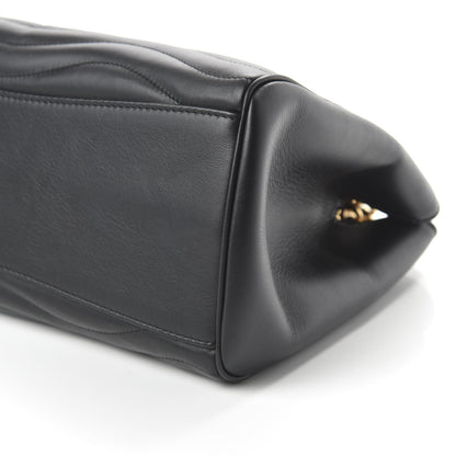 Louis Vuitton Calfskin New Wave Chain Tote Black 7 of 11