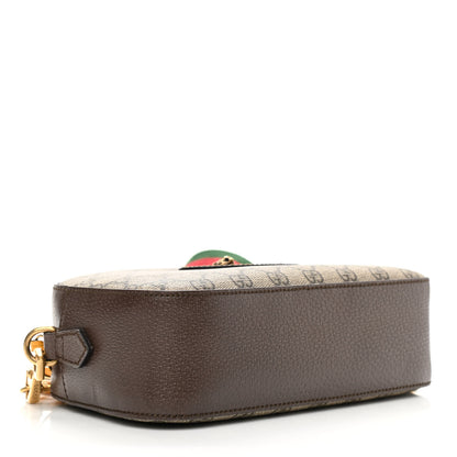 Gucci GG Supreme Monogram Web Neo Vintage Shoulder Bag Beige New Acero Crop 5 of 11
