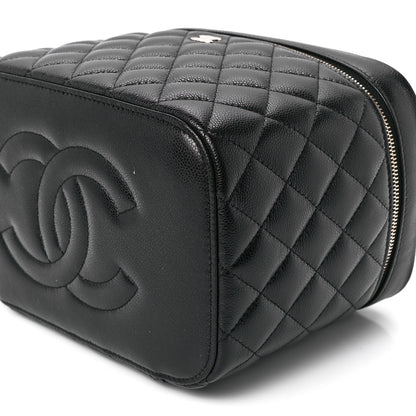 Chanel Caviar Quilted Large Vanity Pouch Black 12 of 13