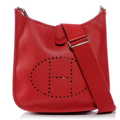 Hermes Epsom Evelyne III PM Rouge Casaque 1 of 7