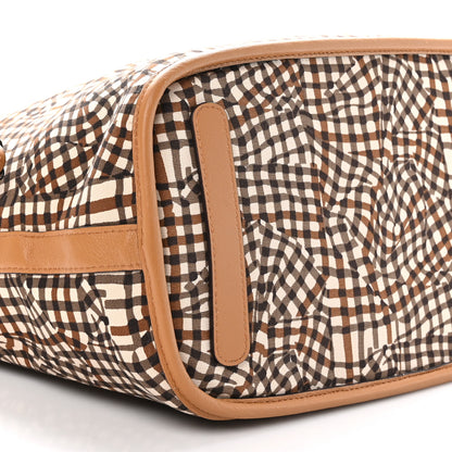 MCM Visetos Medium Liz Reversible Shopper Tote Cognac 13 of 15