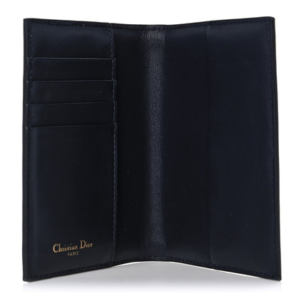 Christian Dior Calfskin Oblique Passport Holder Blue 5 of 9