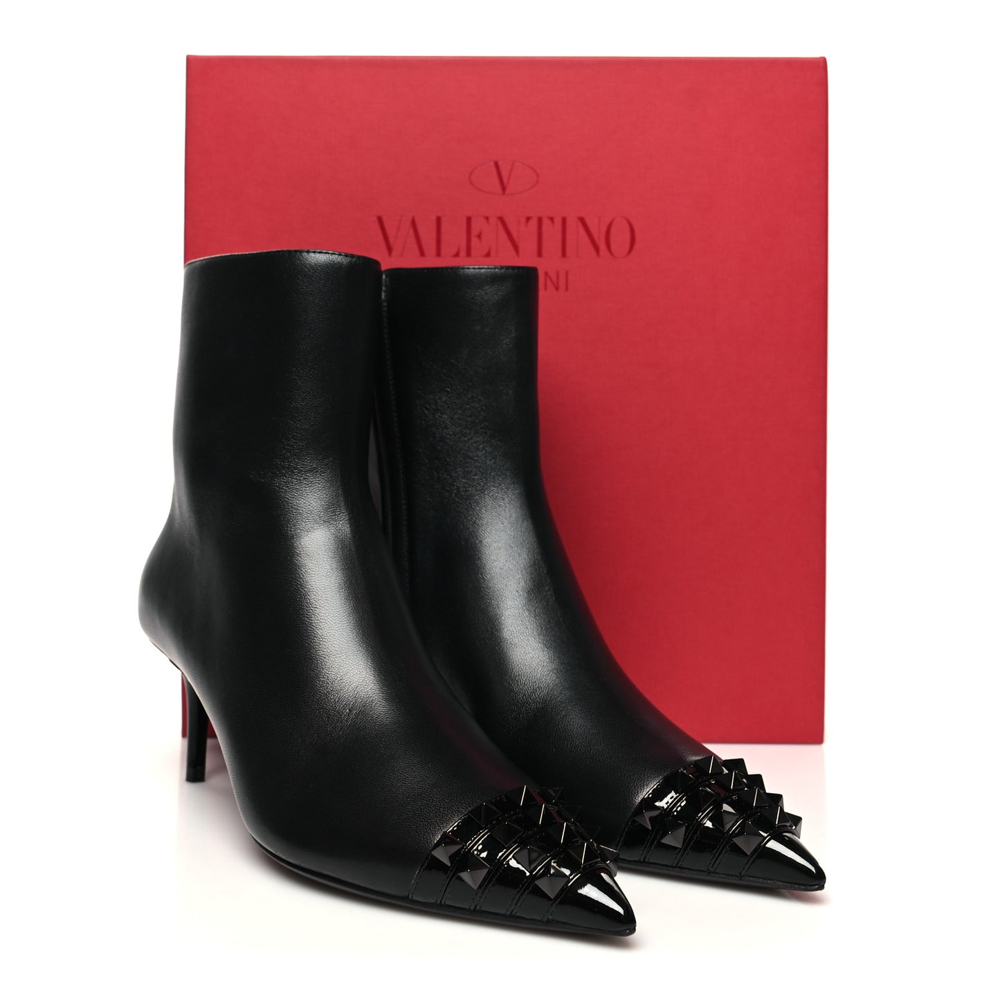 Nappa Rockstud Alcove 60mm Boots 39 Black