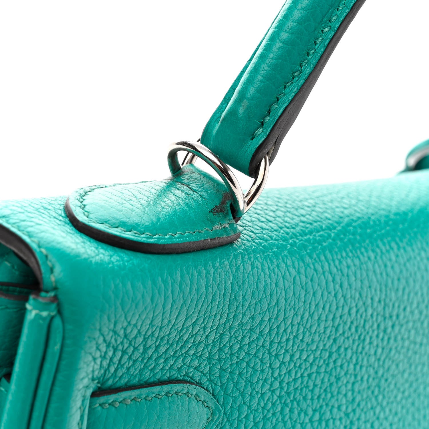 Hermes Taurillon Clemence Kelly Retourne 32 Bleu Paon 16 of 18