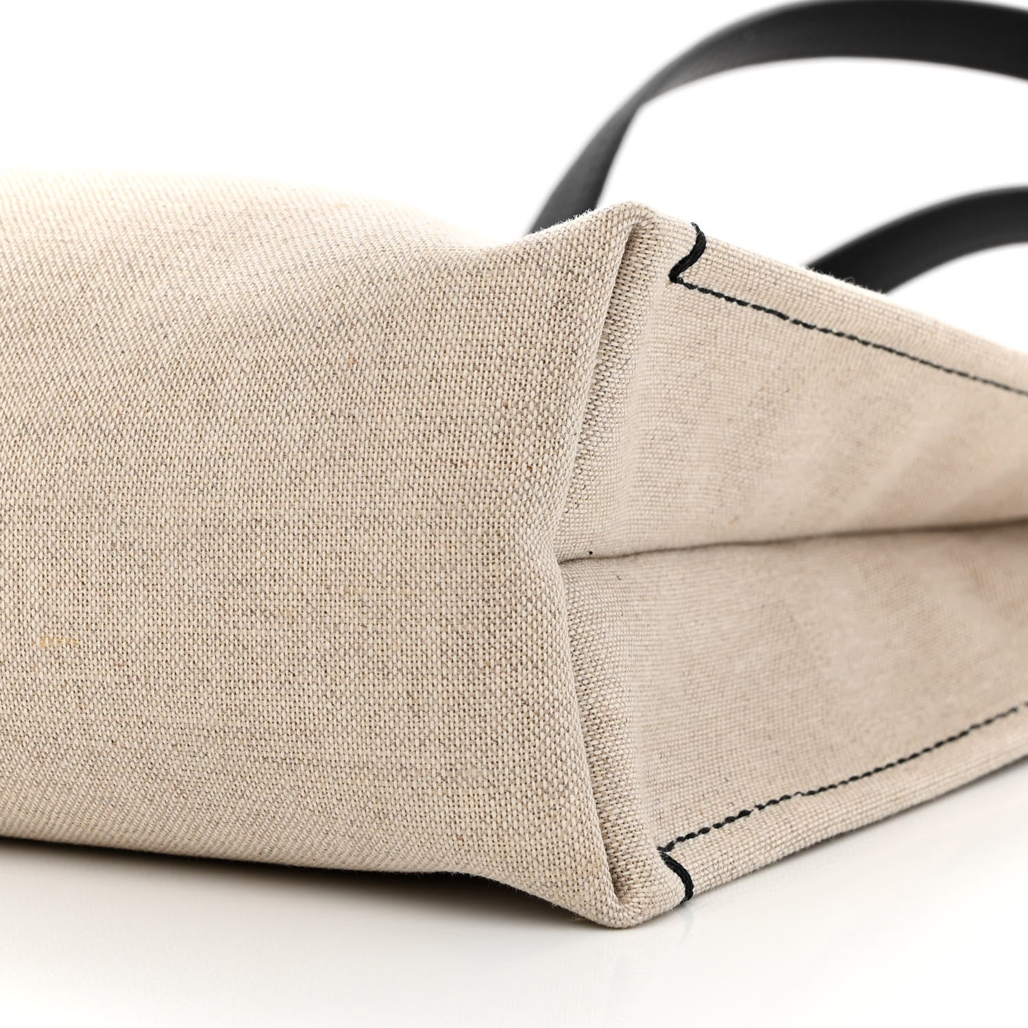 Salvatore Ferragamo Canvas 1927 Signature Tote Beige Black 9 of 9