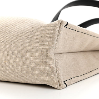 Salvatore Ferragamo Canvas 1927 Signature Tote Beige Black 9 of 9