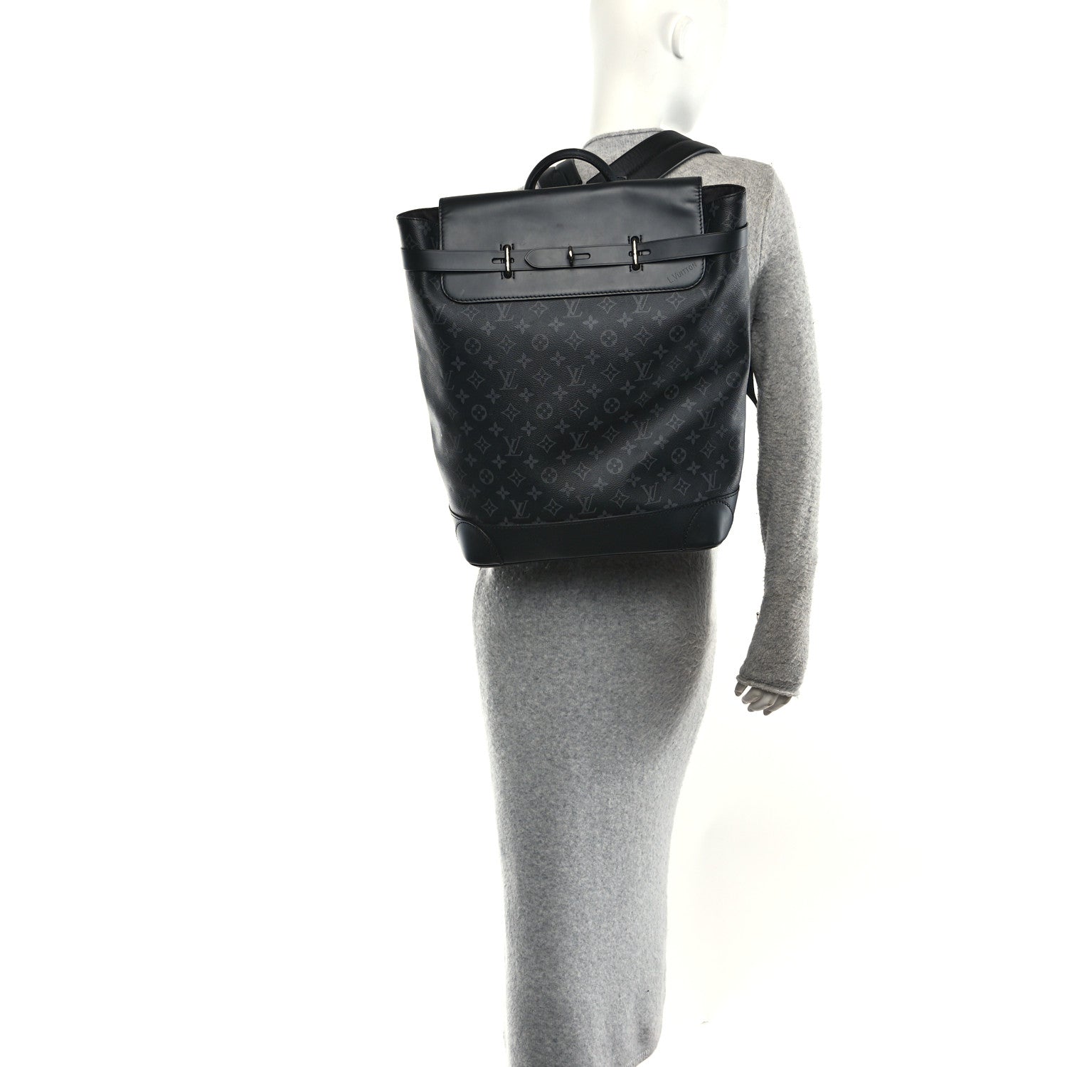 Louis Vuitton Monogram Eclipse Steamer Backpack 2 of 10