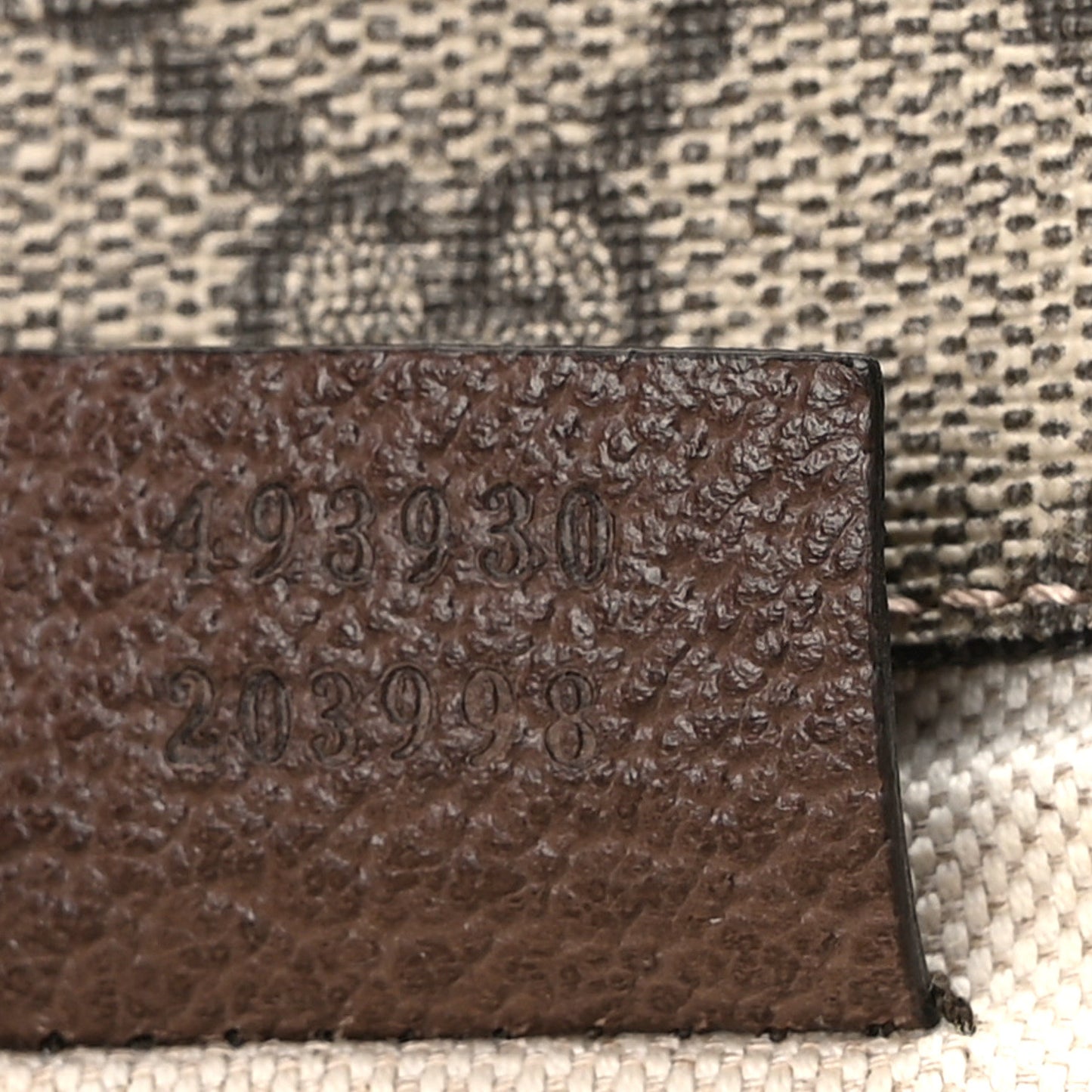 GG Supreme Monogram Neo Vintage Web Belt Bag Brown