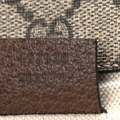 Gucci GG Supreme Monogram Neo Vintage Web Belt Bag Brown 7 of 9