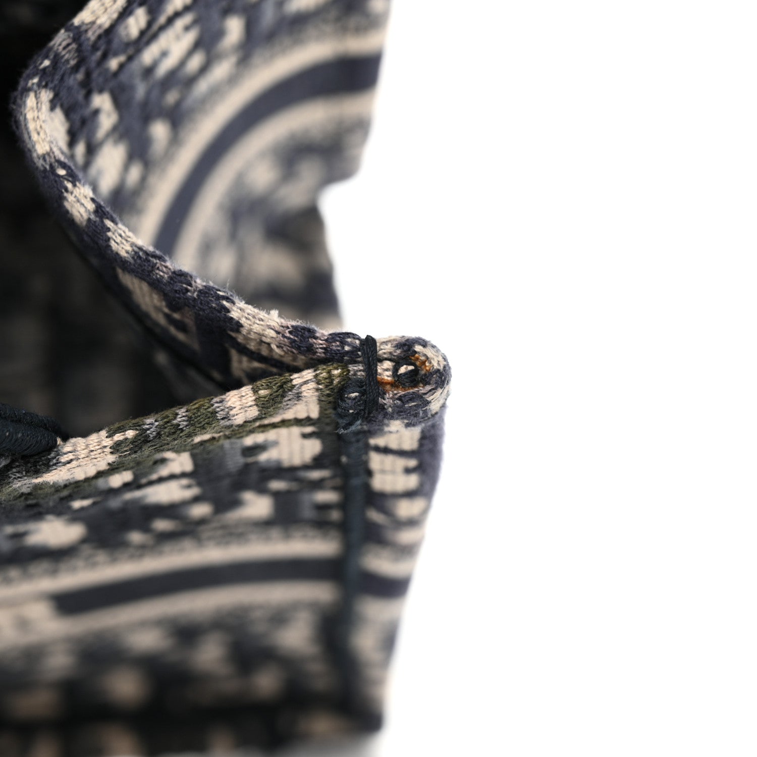 Christian Dior Oblique Small Book Tote Blue Multicolor 11 of 15