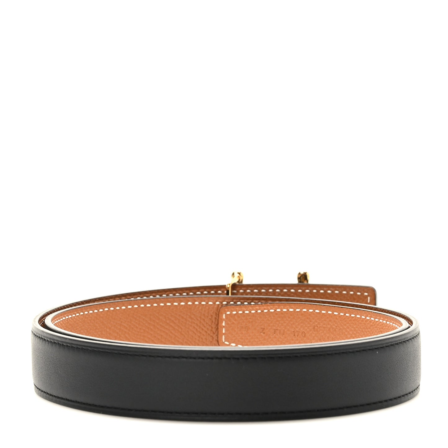 Swift Epsom 24mm H Torsade Belt 75 30 Black Gold