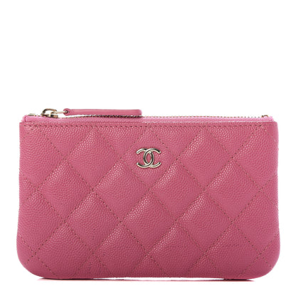 Chanel Caviar Quilted Small Cosmetic Case Pink 1 of 8