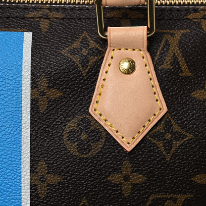 Louis Vuitton Monogram My LV Heritage Speedy 40 Blue White 14 of 25