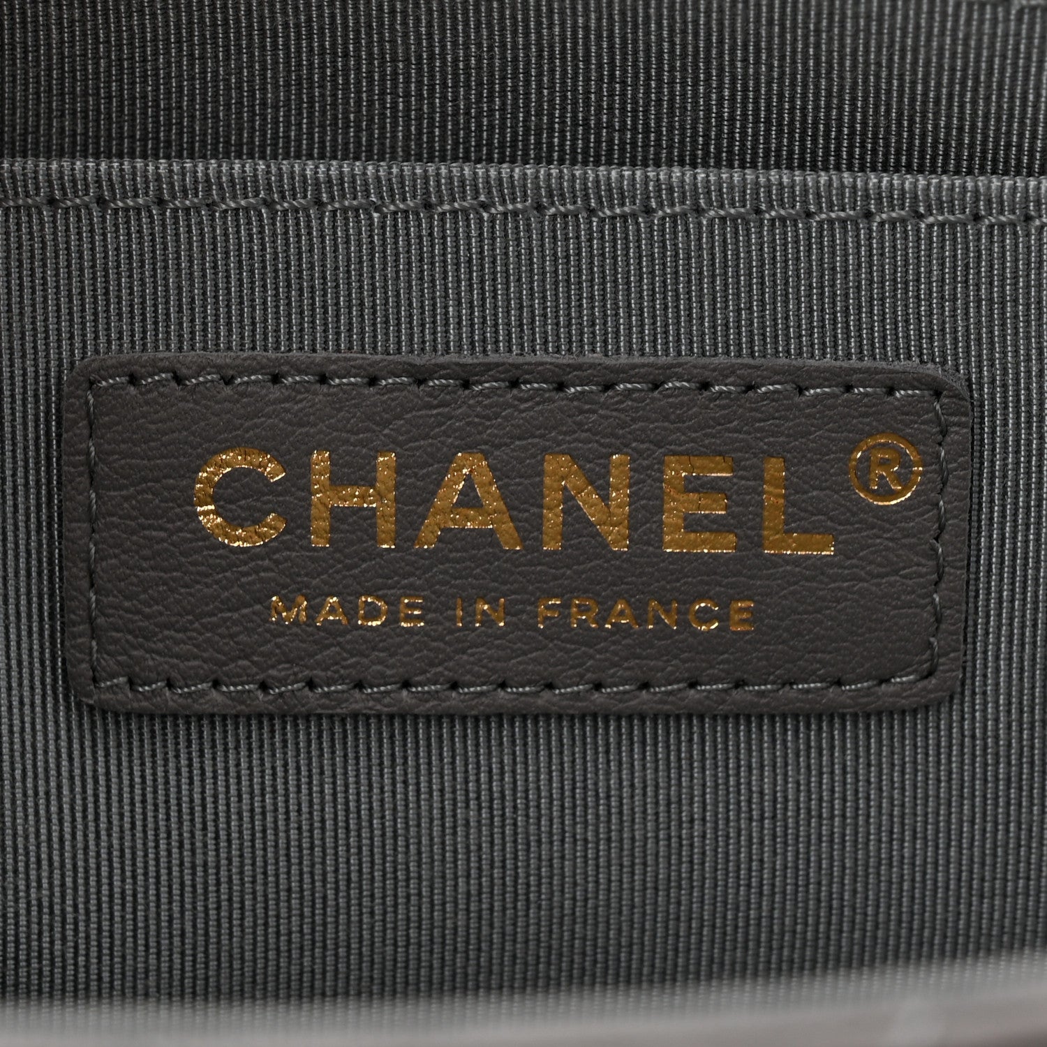 Chanel Calfskin Chevron Quilted Large Statement Flap Grey 6 of 10