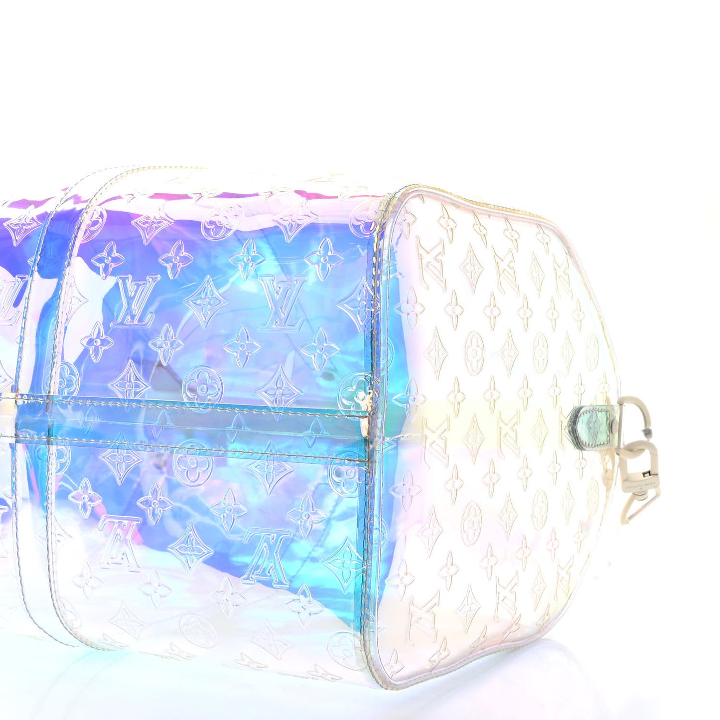 PVC Monogram Keepall Bandouliere 50 Iridescent Prism
