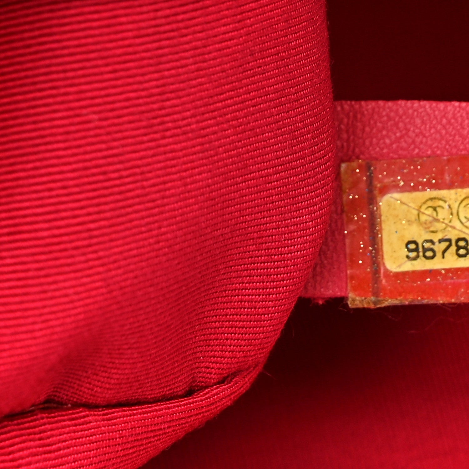 Chanel Vinyl Patent CC Logo Beach Tote Red 7 of 20