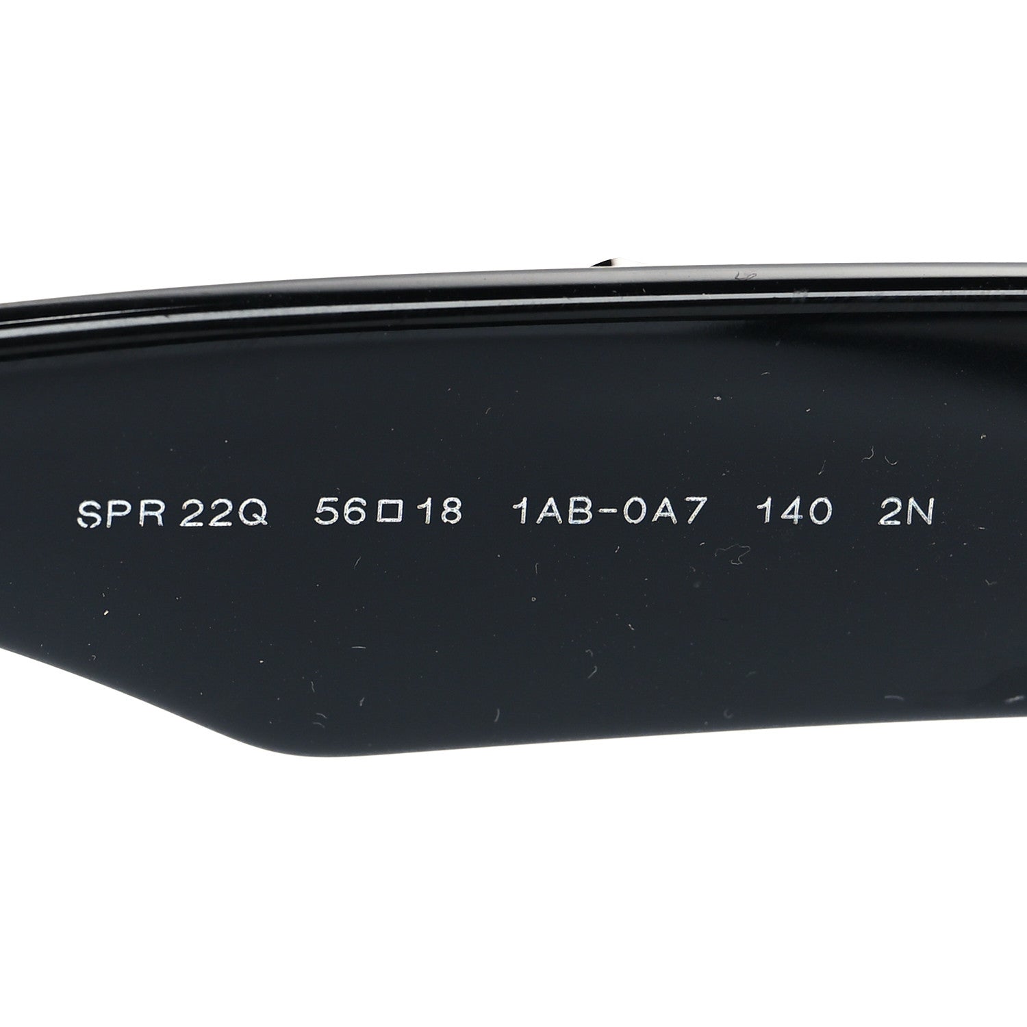 Prada Acetate Jewel Cat Eye Sunglasses SPR22Q Black 6 of 7