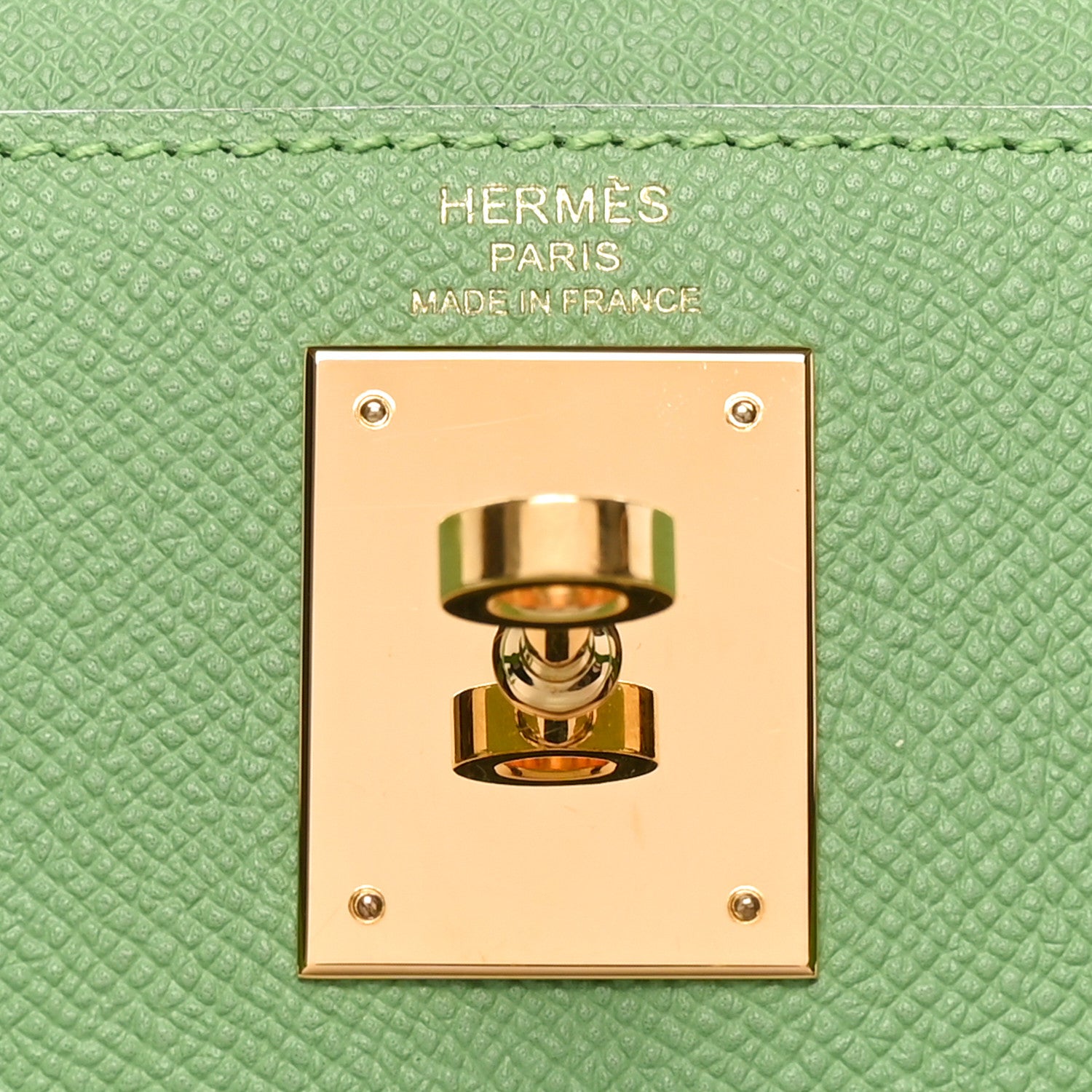 Hermes Epsom Kelly Sellier 28 Vert Criquet 7 of 11