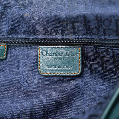 Christian Dior Calfskin Medium Gaucho Double Saddle Bag Dark Blue 6 of 10