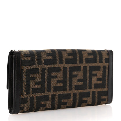 Fendi Zucca Continental Wallet Tobacco 3 of 10