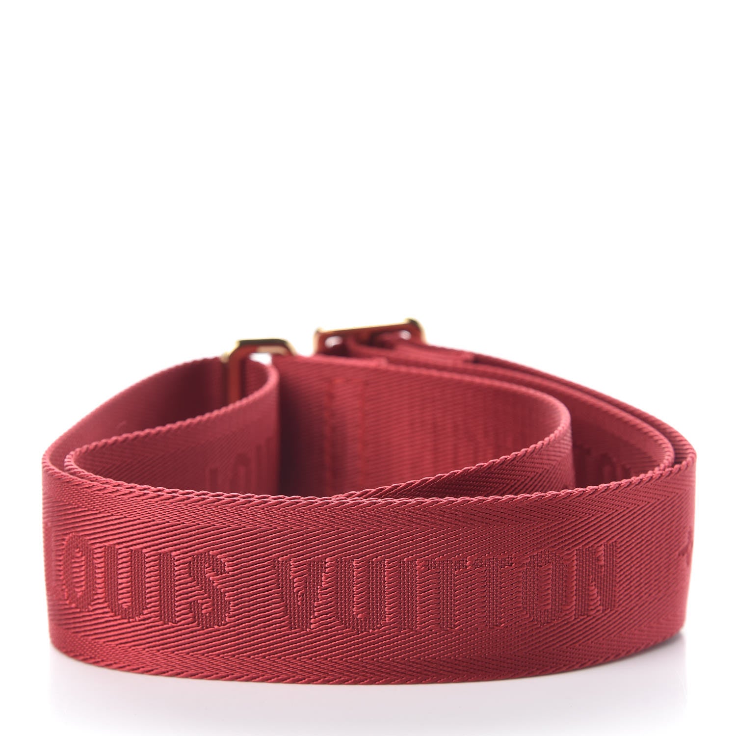 Louis Vuitton Monogram Denim Multi Pochette Accessories Shoulder Strap Red 2 of 2